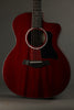 Taylor Guitars 224ce DLX LTD Transparent Red Acoustic Electric Guitar New