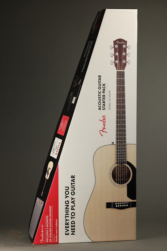 Fender CD-60S Dreadnought Pack V2, Natural