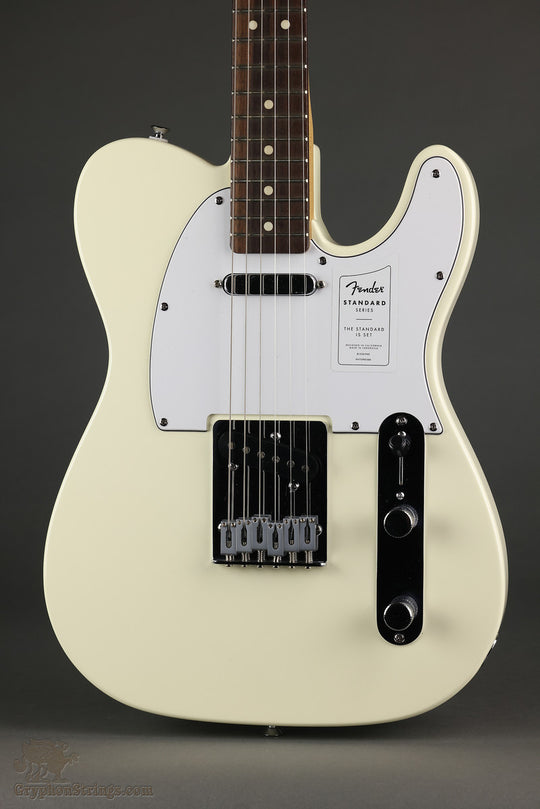 Fender Standard Telecaster®, Laurel Fingerboard, White Pickguard, Olympic White - New