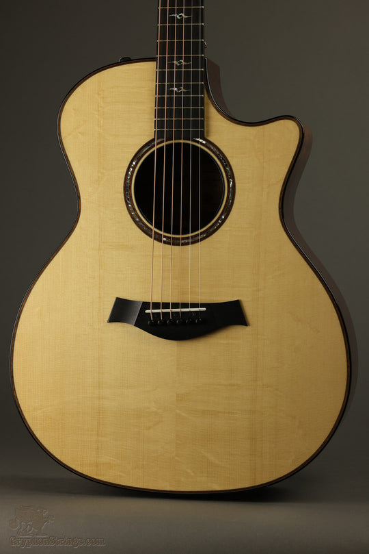 2020 Taylor Custom GA Quilted Sapele Acoustic Electric Guitar Used