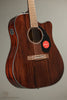 Fender CD-60SCE Dreadnought, Walnut Fingerboard, All-Mahogany - New
