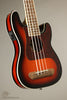 Fender Fullerton Precision Bass® Uke, Walnut Fingerboard, Tortoiseshell Pickguard, 3-Color Sunburst - New
