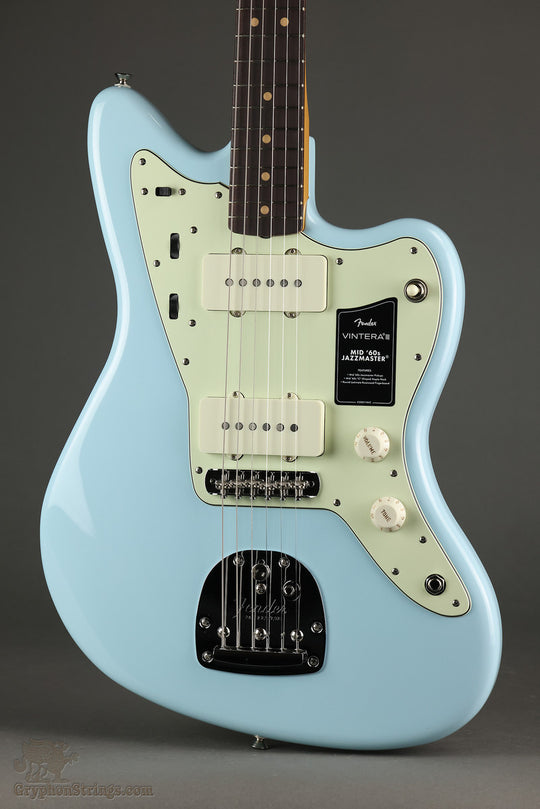 Fender Vintera® III Mid '60s Jazzmaster®, Rosewood Fingerboard, Sonic Blue - New