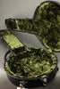 Calton Cases Banjo Case, Resonator, Black Exterior, Green Interior New
