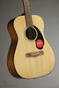 Fender CC-60S Concert, Walnut Fingerboard, Natural - New