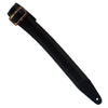 BLACK COTTON SUEDE STRIP